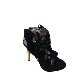 Sam Edelman Women's Open Toe Heels Black Size 9.5